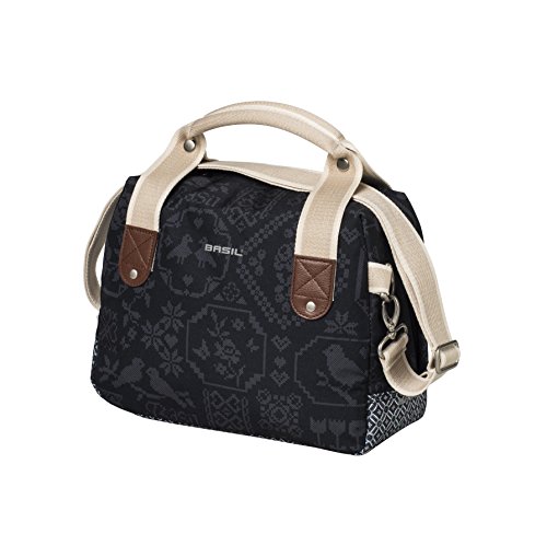 Basil Damen Bohème Lenkertasche, Charcoal, 32 cm x 12 cm x 23 cm Basil Damen Bohème Lenkertasche, Charcoal, 32 cm x 12 cm x 23 cm von Basil