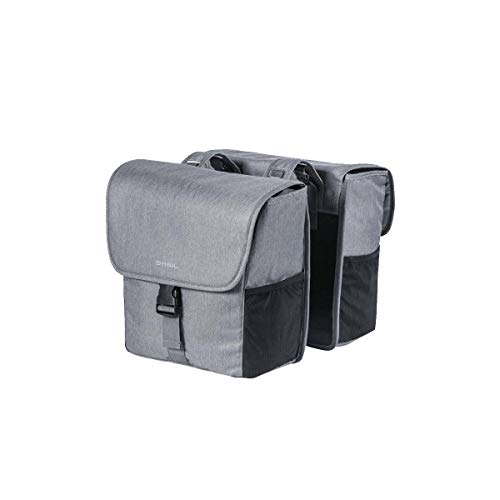 Basil Unisex – Erwachsene Go Doppelpacktasche, Grey Melee, 33 cm x 16 cm x 38 cm Basil Unisex – Erwachsene Go Doppelpacktasche, Grey Melee, 33 cm x 16 cm x 38 cm von Basil