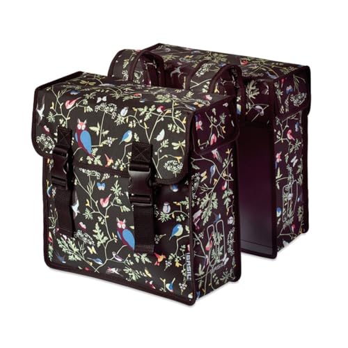 Basil Double Bicycle Bag Wanderlust Charcoal - 35 Liter, 36 cm x 14 cm x 41 cm Basil Double Bicycle Bag Wanderlust Charcoal - 35 Liter, 36 cm x 14 cm x 41 cm von Basil