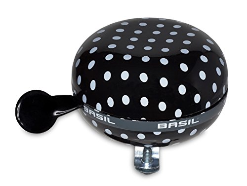 Basil Fahrradklingel Big Bell Polkadot, Black/White, 80 mm Basil Fahrradklingel Big Bell Polkadot, Black/White, 80 mm von Basil