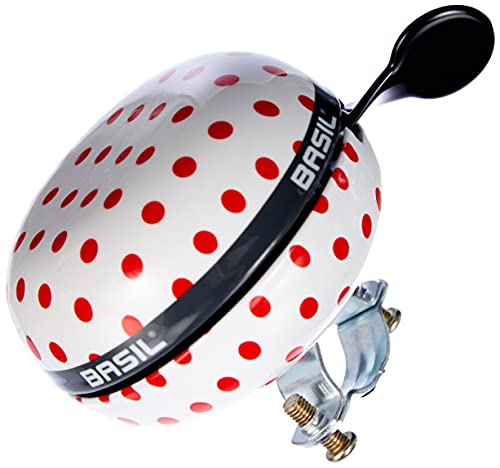 Basil Fahrradklingel Big Bell Polkadot, White/Red, 80 mm Basil Fahrradklingel Big Bell Polkadot, White/Red, 80 mm von Basil