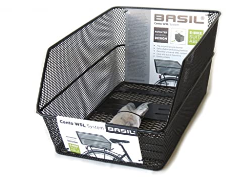 Basil Fahrradkorb Cento WSL Black, 45 x 31 x 22 cm Basil Fahrradkorb Cento WSL Black, 45 x 31 x 22 cm von Basil