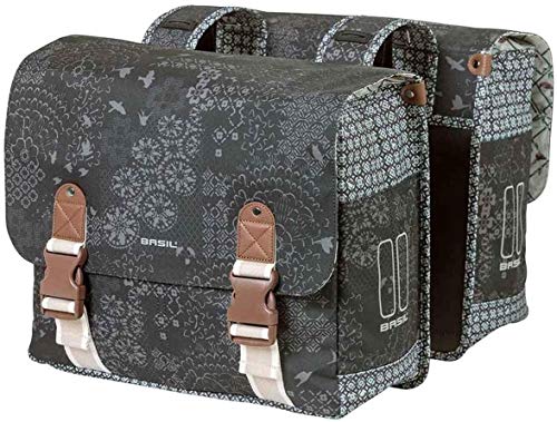 Basil Unisex – Erwachsene Boheme Doppelpacktasche, Charcoal, One Size Basil Unisex – Erwachsene Boheme Doppelpacktasche, Charcoal, One Size von Basil