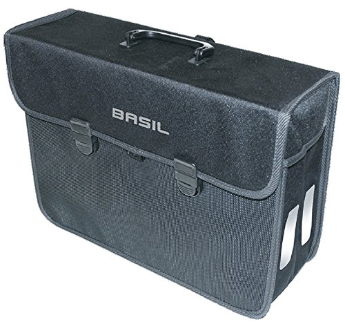 Basil Gepäckträgertasche Malaga Fahrradtasche, Black, 40 x 16 x 31 cm Basil Gepäckträgertasche Malaga Fahrradtasche, Black, 40 x 16 x 31 cm von Basil