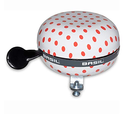 Basil Glocke Big Bell Ding Dong Fahrradklingel, Muster Polkadot weiß rot Basil Glocke Big Bell Ding Dong Fahrradklingel, Muster Polkadot weiß rot von Basil