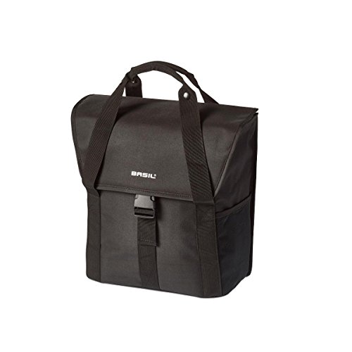 Basil 17656 Single Bicycle Bag Go Solid Black - 16 Liter Basil 17656 Single Bicycle Bag Go Solid Black - 16 Liter von Basil