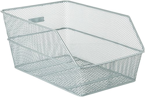 Basil Kinder Fahrradkorb Cento Silver, 45 cm x 31 cm x 21 cm Basil Kinder Fahrradkorb Cento Silver, 45 cm x 31 cm x 21 cm von Basil