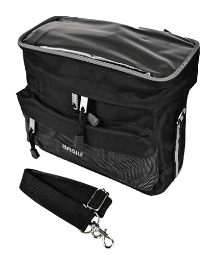 Basil Lenkertasche Mali, Schwarz, 26 x 13 x 23 cm, 8 Liter, 16010 von Basil