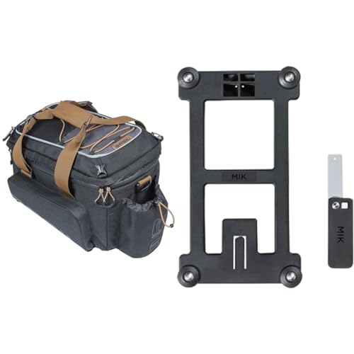 Basil Miles Mik Gepäckträgertasche Schwarzer Schiefer 9-36L & 70171 Unisex – Erwachsene MIK Adapterplatte, Black, One Size Basil Miles Mik Gepäckträgertasche Schwarzer Schiefer 9-36L & 70171 Unisex – Erwachsene MIK Adapterplatte, Black, One Size von Basil