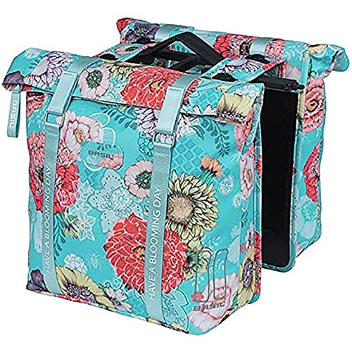 Basil Unisex – Erwachsene Bloom Field Mik Gepäckträgertaschen, Sky Blue Basil Unisex – Erwachsene Bloom Field Mik Gepäckträgertaschen, Sky Blue von Basil