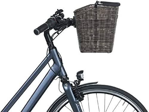 Basil Unisex – Erwachsene Bremen Rattan Look Vorderrrad-Korb, Braun Basil Unisex – Erwachsene Bremen Rattan Look Vorderrrad-Korb, Braun von Basil
