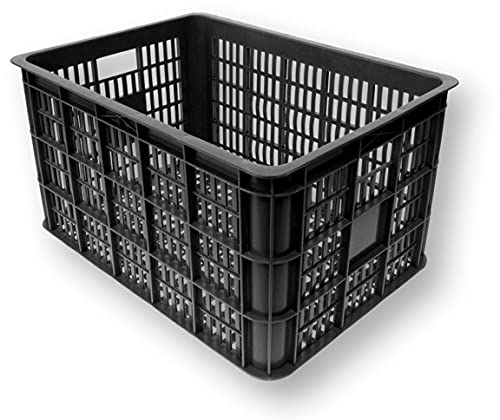 Basil Unisex – Erwachsene Crate L Fahrradkiste für den Vorderradgepäckträger, Black, 50 cm x 36 cm x 27 cm Basil Unisex – Erwachsene Crate L Fahrradkiste für den Vorderradgepäckträger, Black, 50 cm x 36 cm x 27 cm von Basil