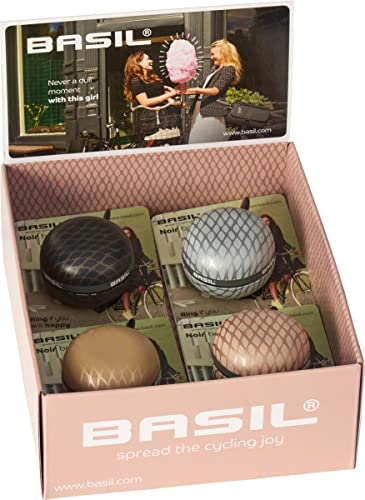 Basil Unisex – Erwachsene Ding-Dong Noir Glocke, Schwarz, One Size Basil Unisex – Erwachsene Ding-Dong Noir Glocke, Schwarz, One Size von Basil