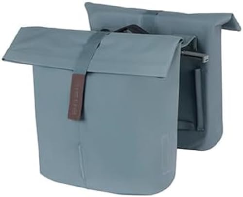 Basil Doppelpacktasche Graphite Blue 12x30x33 cm Basil Doppelpacktasche Graphite Blue 12x30x33 cm von Basil