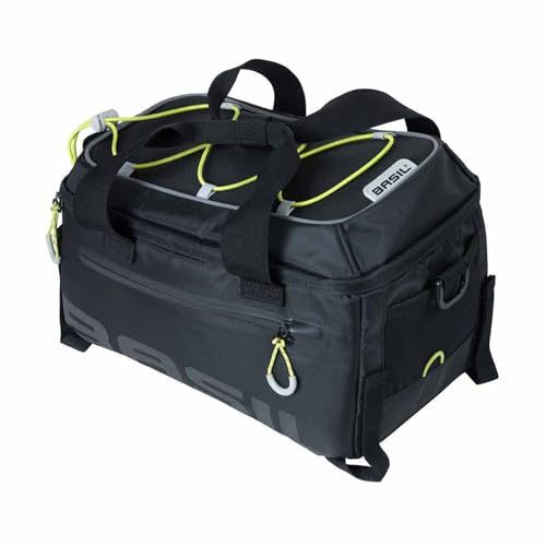 Basil Gepäckträgertasche Miles, Black Lime, 32 cm x 19 cm x 21 cm, 7 Liter, 17753 Basil Gepäckträgertasche Miles, Black Lime, 32 cm x 19 cm x 21 cm, 7 Liter, 17753 von Basil