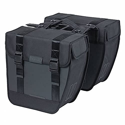 Basil Unisex – Erwachsene Tour Mik Gepäckträgertaschen, Schwarz, 34x14x34cm Basil Unisex – Erwachsene Tour Mik Gepäckträgertaschen, Schwarz, 34x14x34cm von Basil