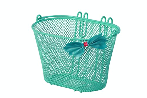 Basil Unisex Jugend Jasmin Kinderfahrradkorb, Green, 28 cm x 20 cm x 19 cm Basil Unisex Jugend Jasmin Kinderfahrradkorb, Green, 28 cm x 20 cm x 19 cm von Basil