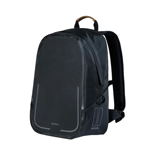 Basil Urban Dry Rucksack, Mattes schwarz, 18 Litre von Basil