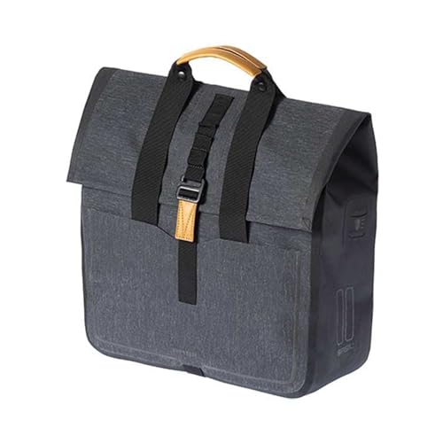 Basil Urban Dry Shopper Fahrradtasche, dunkelGrey, 34 x 16 x 48 cm von Basil