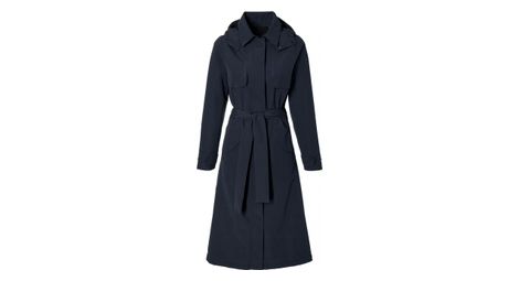 basil mosse fahrrad regen trenchcoat frauen blau von Basil