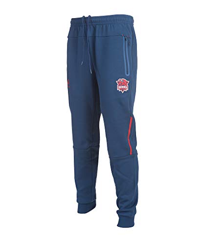 Baskonia Jogginghose lang mit Taschen aus offizieller Baumwolle 20/21, Unisex Kinder, Blau, 12 Jahre Baskonia Jogginghose lang mit Taschen aus offizieller Baumwolle 20/21, Unisex Kinder, Blau, 12 Jahre von Baskonia