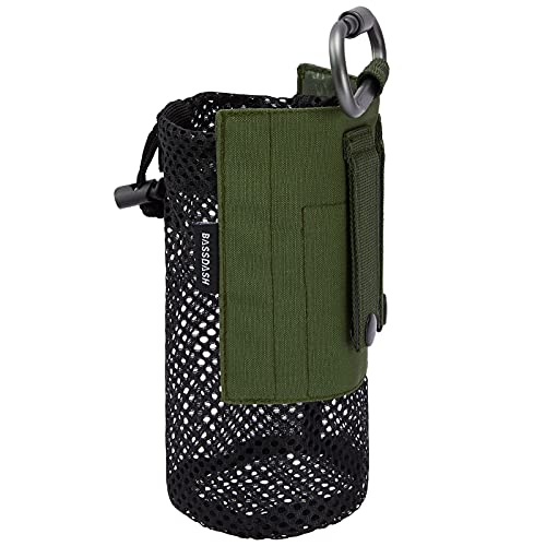 Bassdash Tactical Molle Wasserflasche Beutel mit Karabiner faltbar Mesh Flaschenhalter für Reisen Angeln Jagd Wandern Outdoor-Aktivitäten Bassdash Tactical Molle Wasserflasche Beutel mit Karabiner faltbar Mesh Flaschenhalter für Reisen Angeln Jagd Wandern Outdoor-Aktivitäten von Bassdash