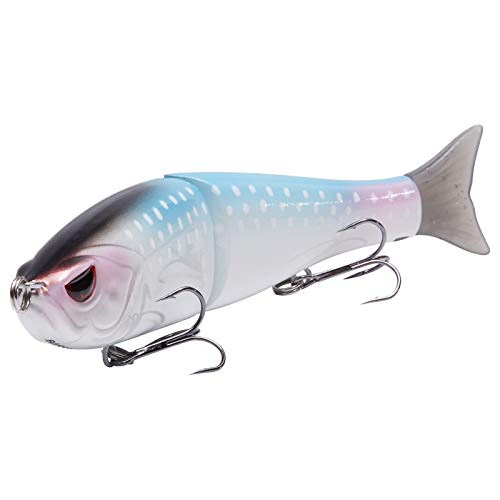 BASSDASH Wobbler Kunstköder 2-Segement Angelköder Summer Dancer Glide Bait Single-Jointed Swimbait Hecht Lachs Forelle Muskie Bass BASSDASH Wobbler Kunstköder 2-Segement Angelköder Summer Dancer Glide Bait Single-Jointed Swimbait Hecht Lachs Forelle Muskie Bass von Bassdash