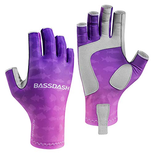 Bassdash ALTIMATE UPF 50+ Damen Angeln Handschuhe UV Sonnenschutz Fingerlos Für Kajak Fahren Paddeln Wandern Radfahren Fahren Training Bassdash ALTIMATE UPF 50+ Damen Angeln Handschuhe UV Sonnenschutz Fingerlos Für Kajak Fahren Paddeln Wandern Radfahren Fahren Training von Bassdash