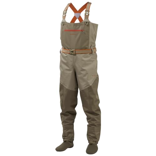 Bassdash Herren IMMERSE Tan Waders Wasserdicht Atmungsaktiv Fliegenfischen Strumpf Fuß Brust Waders für die Jagd Leichtgewicht Bassdash Herren IMMERSE Tan Waders Wasserdicht Atmungsaktiv Fliegenfischen Strumpf Fuß Brust Waders für die Jagd Leichtgewicht von Bassdash