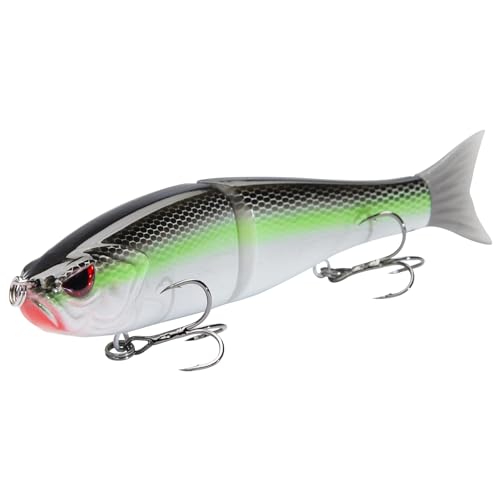 BASSDASH Wobbler Kunstköder 2-Segement Angelköder Summer Dancer Glide Bait Single-Jointed Swimbait Hecht Lachs Forelle Muskie Bass BASSDASH Wobbler Kunstköder 2-Segement Angelköder Summer Dancer Glide Bait Single-Jointed Swimbait Hecht Lachs Forelle Muskie Bass von Bassdash