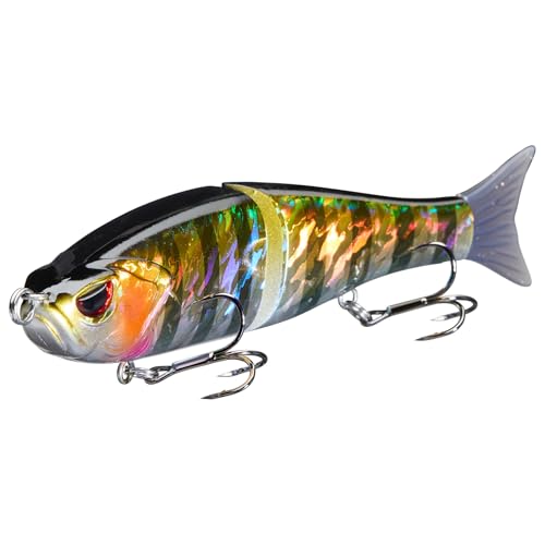 BASSDASH Wobbler Kunstköder 2-Segement Angelköder Summer Dancer Glide Bait Single-Jointed Swimbait Hecht Lachs Forelle Muskie Bass BASSDASH Wobbler Kunstköder 2-Segement Angelköder Summer Dancer Glide Bait Single-Jointed Swimbait Hecht Lachs Forelle Muskie Bass von Bassdash