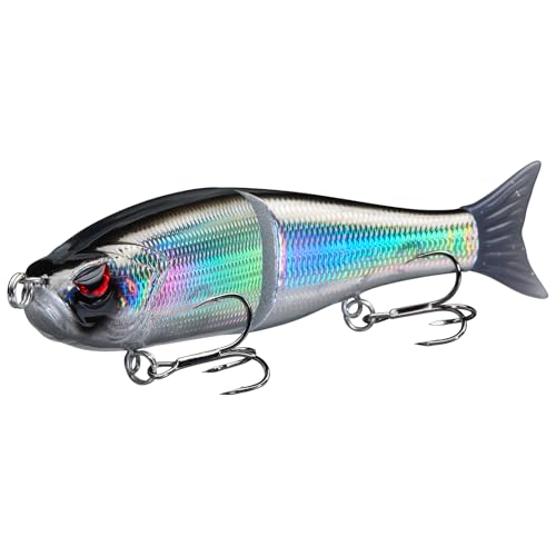 BASSDASH Wobbler Kunstköder 2-Segement Angelköder Summer Dancer Glide Bait Single-Jointed Swimbait Hecht Lachs Forelle Muskie Bass BASSDASH Wobbler Kunstköder 2-Segement Angelköder Summer Dancer Glide Bait Single-Jointed Swimbait Hecht Lachs Forelle Muskie Bass von Bassdash