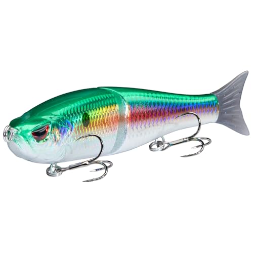 BASSDASH Wobbler Kunstköder 2-Segement Angelköder Summer Dancer Glide Bait Single-Jointed Swimbait Hecht Lachs Forelle Muskie Bass BASSDASH Wobbler Kunstköder 2-Segement Angelköder Summer Dancer Glide Bait Single-Jointed Swimbait Hecht Lachs Forelle Muskie Bass von Bassdash