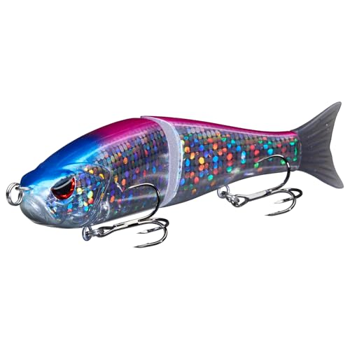 BASSDASH Wobbler Kunstköder 2-Segement Angelköder Summer Dancer Glide Bait Single-Jointed Swimbait Hecht Lachs Forelle Muskie Bass BASSDASH Wobbler Kunstköder 2-Segement Angelköder Summer Dancer Glide Bait Single-Jointed Swimbait Hecht Lachs Forelle Muskie Bass von Bassdash