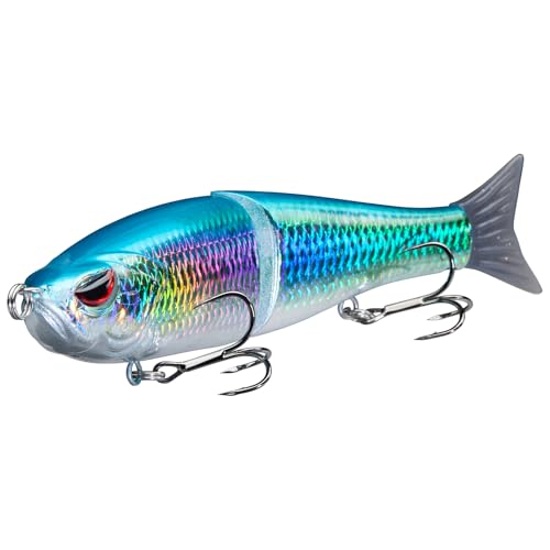 BASSDASH Wobbler Kunstköder 2-Segement Angelköder Summer Dancer Glide Bait Single-Jointed Swimbait Hecht Lachs Forelle Muskie Bass BASSDASH Wobbler Kunstköder 2-Segement Angelköder Summer Dancer Glide Bait Single-Jointed Swimbait Hecht Lachs Forelle Muskie Bass von Bassdash