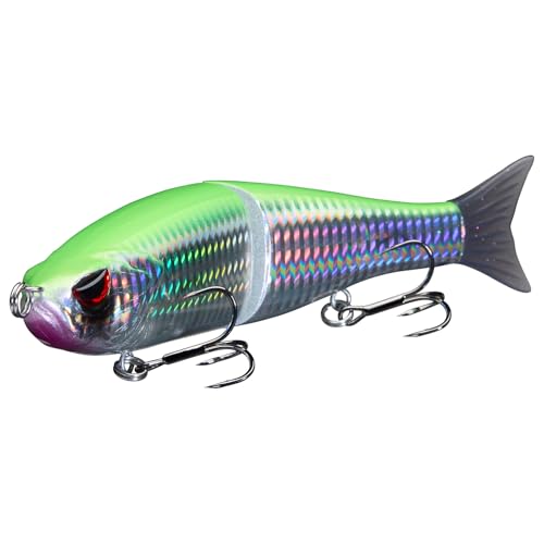 BASSDASH Wobbler Kunstköder 2-Segement Angelköder Summer Dancer Glide Bait Single-Jointed Swimbait Hecht Lachs Forelle Muskie Bass BASSDASH Wobbler Kunstköder 2-Segement Angelköder Summer Dancer Glide Bait Single-Jointed Swimbait Hecht Lachs Forelle Muskie Bass von Bassdash