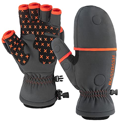Bassdash WinteFlex Thermo Handschuhe Insulated Fleecehandschuhe wasserabweisend Winterhandschuhe Jagd Fotografie Wandern für Männer und Frauen Bassdash WinteFlex Thermo Handschuhe Insulated Fleecehandschuhe wasserabweisend Winterhandschuhe Jagd Fotografie Wandern für Männer und Frauen von Bassdash