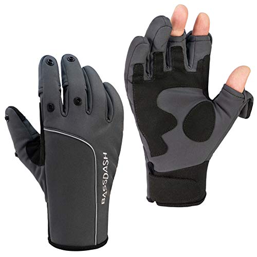 Bassdash WintePro Isolierte Angelhandschuhe wasserabweisend mit Fleecefutter Kaltes Wetter Winterhandschuhe für Männer Frauen Idee für Eisfischen Jagd Fotografie Wandern Bassdash WintePro Isolierte Angelhandschuhe wasserabweisend mit Fleecefutter Kaltes Wetter Winterhandschuhe für Männer Frauen Idee für Eisfischen Jagd Fotografie Wandern von Bassdash