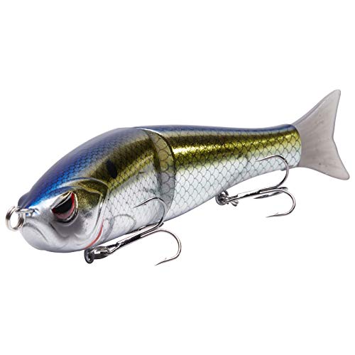 BASSDASH Wobbler Kunstköder 2-Segement Angelköder Summer Dancer Glide Bait Single-Jointed Swimbait Hecht Lachs Forelle Muskie Bass BASSDASH Wobbler Kunstköder 2-Segement Angelköder Summer Dancer Glide Bait Single-Jointed Swimbait Hecht Lachs Forelle Muskie Bass von Bassdash
