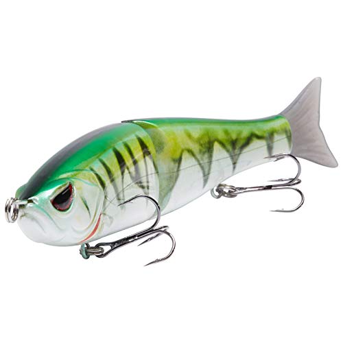 BASSDASH Wobbler Kunstköder 2-Segement Angelköder Summer Dancer Glide Bait Single-Jointed Swimbait Hecht Lachs Forelle Muskie Bass BASSDASH Wobbler Kunstköder 2-Segement Angelköder Summer Dancer Glide Bait Single-Jointed Swimbait Hecht Lachs Forelle Muskie Bass von Bassdash