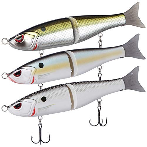 Bassdash Wobbler Kunstköder 2-Segement Angelköder Summer Dancer Glide Bait Single-Jointed Swimbait Hecht Lachs Forelle Muskie Bass Bassdash Wobbler Kunstköder 2-Segement Angelköder Summer Dancer Glide Bait Single-Jointed Swimbait Hecht Lachs Forelle Muskie Bass von Bassdash