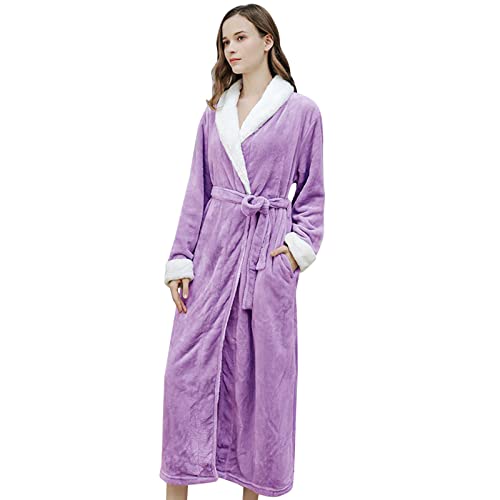 Bademantel Demen Flauschig Paare Saunamantel Baumwolle Morgenmantel Leichter Hautfreundlich Kimono Robe Für Herbst Frühling Bademantel Für Spa & Zuhause Nachtwäsche von Bastwahl