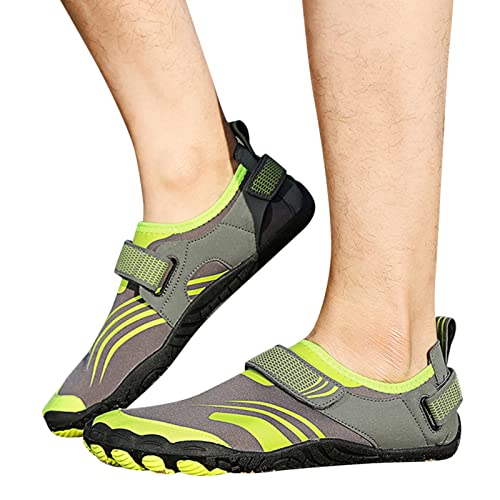 Barfussschuhe Damen Und Herren Sommer rutschfeste Unisex Barfußschuhe Wasserschuhe elastiscer Klettern Strandschuhe Sommer Surfschuhe Mit Breiter Zehenbox Mit Gummizug Im Bund von Bastwahl