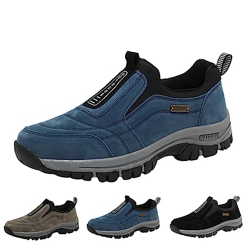 Bastwahl Naturstep Schuhe Herren - OrthoMotion Unisex Ergonomischer Schuh zur Schmerzlinderung Leichte Herren rutschfeste Sneakers Bequeme Leder Turnschuhe für Outdoor Fitness und Alltag von Bastwahl