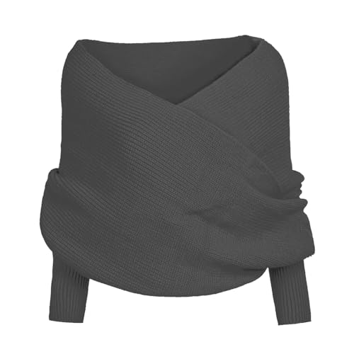Bastwahl Scarf with Sleeves, Schal mit Ärmeln Winter Warm Gestrickte Stricken Wickelschal Sweater Schal Mode Winterschal Dirndl für Alle Damen Und Frauen Bastwahl Scarf with Sleeves, Schal mit Ärmeln Winter Warm Gestrickte Stricken Wickelschal Sweater Schal Mode Winterschal Dirndl für Alle Damen Und Frauen von Bastwahl