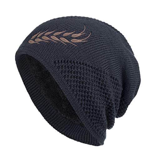 Bastwahl Strickmützen Für Herren Klassische Beanie Vintage Strickmütze Atmungsaktiv Wintermütze Warme Beanie Mütze Leichte Personalisierte Umkehrbare Wollmütze von Bastwahl