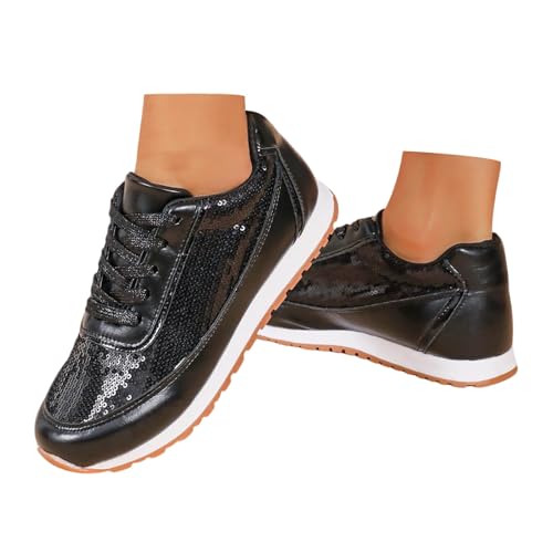 Bastwahl Turnschuhe Damen Weiss Mit Glitzer - Sneaker Atmungsaktiv Glitzer Turnschuhe Schuhe Schnürsenkel Walkingschuhe Outdoor Sportschuhe Laufschuhe Sneakers Pailletten Flache Low Bastwahl Turnschuhe Damen Weiss Mit Glitzer - Sneaker Atmungsaktiv Glitzer Turnschuhe Schuhe Schnürsenkel Walkingschuhe Outdoor Sportschuhe Laufschuhe Sneakers Pailletten Flache Low von Bastwahl