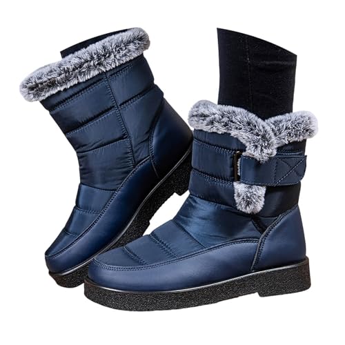 Boots Damen Winter,Winterstiefel Damen Gefüttert Wasserdicht Schwarz - Winterschuhe Warm Stiefeletten Winter Schneestiefe Kurzschaft Stiefel rutschfeste Schlupfstiefel mit Absatz Boots Flach Boots Damen Winter,Winterstiefel Damen Gefüttert Wasserdicht Schwarz - Winterschuhe Warm Stiefeletten Winter Schneestiefe Kurzschaft Stiefel rutschfeste Schlupfstiefel mit Absatz Boots Flach von Bastwahl