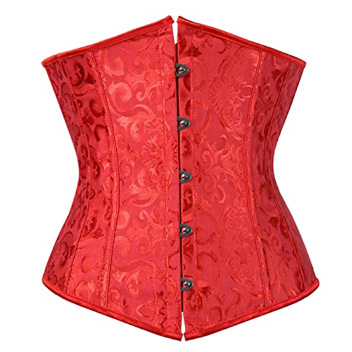 Corset Damen Sexy Top Spitzen Piratenkostüm - Waist Cincher Unterbrust Korsage Korsett Shaper Body Bauchweg Corsage Übergrößen Klassische Party Große Größen von Bastwahl