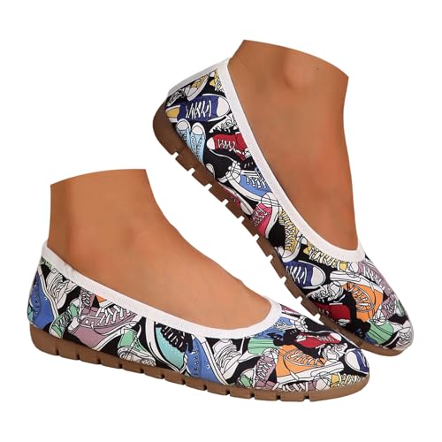 Damen Belice Ballerinas Slip on Kleid Schuhe - Flach Trachtenschuhe Sommer Bequem Mokassins Lack Balerinaschuhe Elegant Damenschuhe Im Ballettstil Ballerina Pumps Runde Zehe Klasssische Profilsohle Damen Belice Ballerinas Slip on Kleid Schuhe - Flach Trachtenschuhe Sommer Bequem Mokassins Lack Balerinaschuhe Elegant Damenschuhe Im Ballettstil Ballerina Pumps Runde Zehe Klasssische Profilsohle von Bastwahl